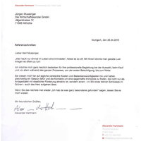 Ein Referenzschreiben