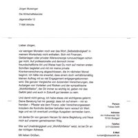 Ein Referenzschreiben